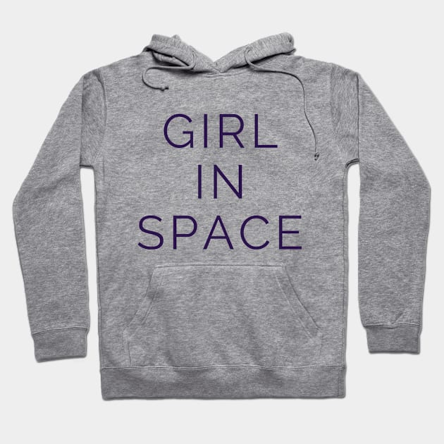 Girl In Space Classic Purple Hoodie by girlinspacepodcast